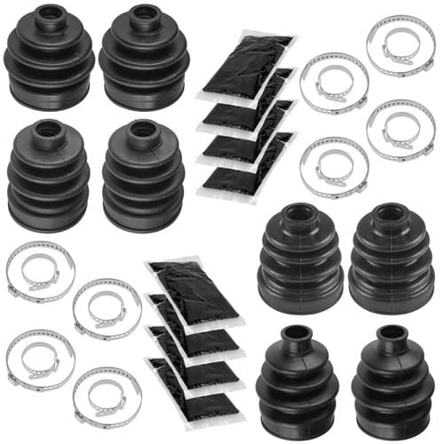 Caltric Front & Rear Axle CV Boot Kit For Honda Rancher 420 TRX420FA 2015-2018