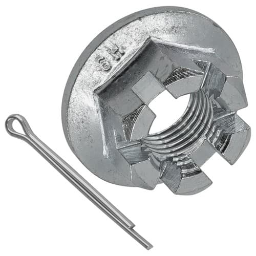 Caltric Rear Wheel Axle Castle Nut w/Pin for Yamaha Raptor 350 YFM350R 2007-2010