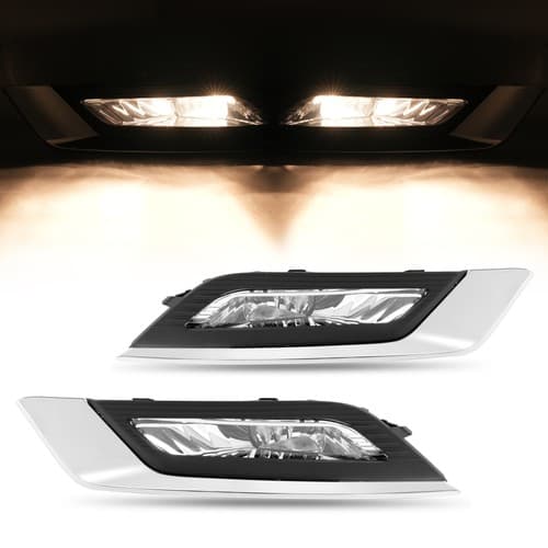 For Ford Fusion 2017-2020 Bumper Fog Light Driving Lamp Left & Right Side w/Bulb
