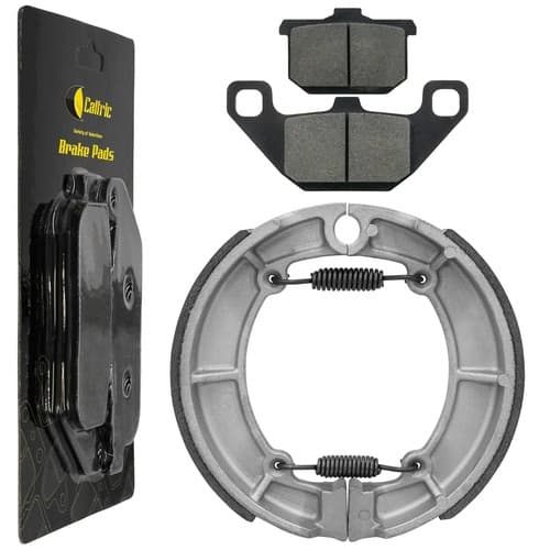 Front Brake Pads & Rear Brake Shoes for Kawasaki VN800 Vulcan 800 1995-2005