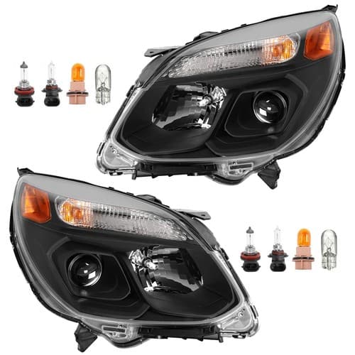 DOT Projector Headlights For Chevy Equinox 2016 2017 Headlamps W/Bulb Left Right