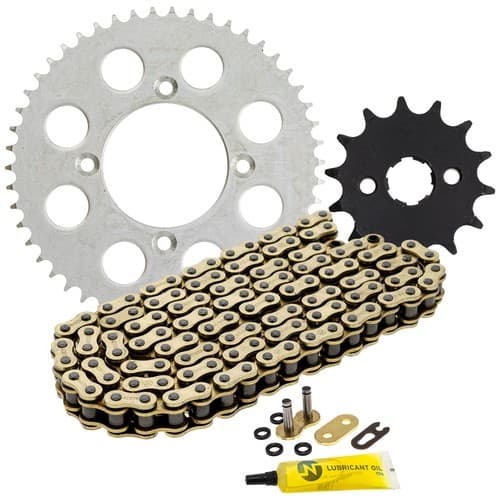 Sprocket Chain Set for Honda XR100R CRF100F 14/50 Tooth 428 X-Ring Front Rear