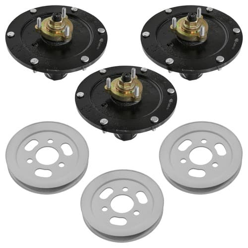 127-0560 120-6433 105-7735 48" 52" Deck Spindles with Pulleys for Toro Mower