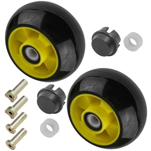 Deck Wheel Kit w/Hub for John Deere X330 X350 X354 X370 X380 48" AM125172 2x