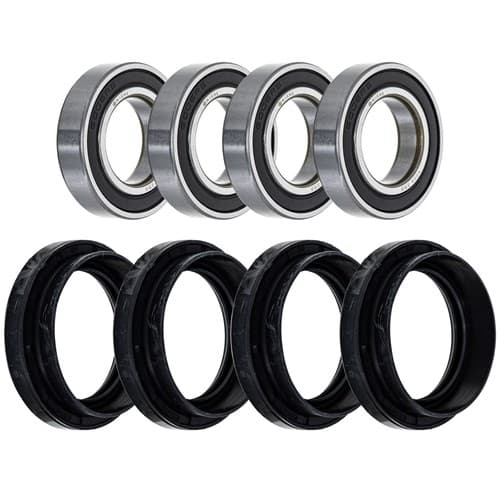 NICHE Wheel Bearing Seal Kit for Yamaha 2002 Grizzly 660 6006-2RS ATV