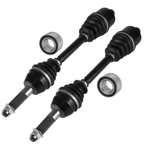 for Polaris 1332655 1590416 1590435 1332346 Rear LH RH CV Joint Axle w/ Bearing