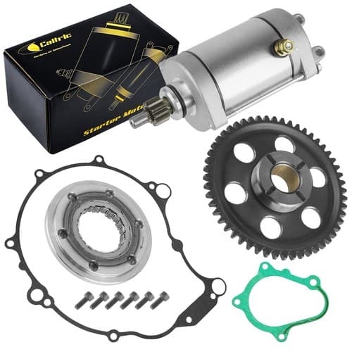 Starter & Starter Clutch & Gear Idler For Yamaha YFM660R Raptor 660R 2004-2005