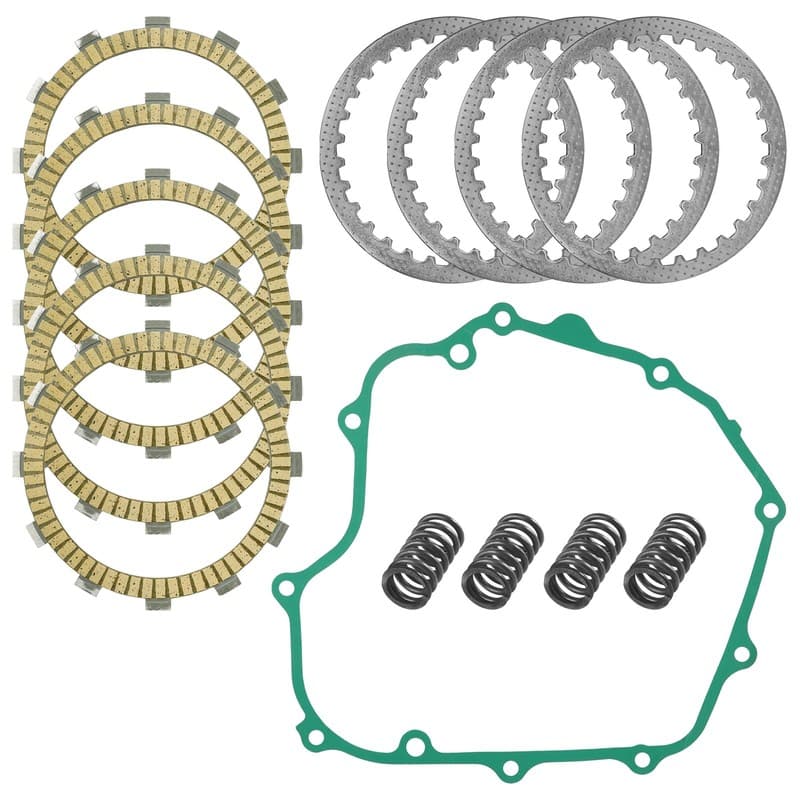 Clutch Friction w/ Steel Plates Kit for Kawasaki Ninja 250R EX250 1986-2007