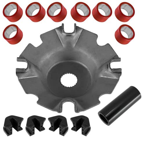 Caltric Face Drive Moveable Plate w/Damper Roller Spacer for Arctic Cat 0823-164