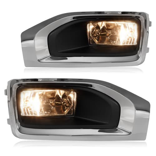 Bumper Fog Lights Lamps+Bezel+Bulbs Cover For GMC Yukon XL 2015-2020