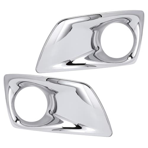 Pair Of Fog Light Bezel Trim Cover LH & RH Side For Kenworth T660 2008-2015