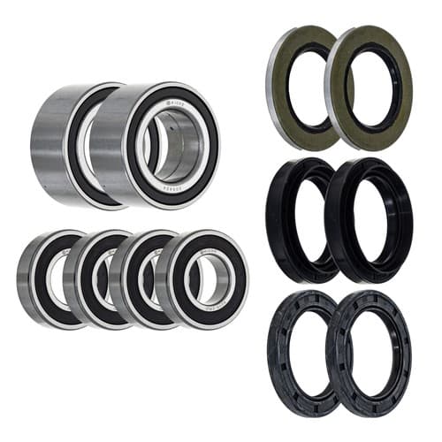 NICHE Wheel Bearing Seal Kit for Can-Am 1999-2001 Traxter 500 6206-2RDQE6