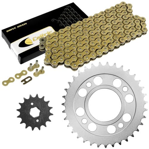 Drive Chain & Sprockets Kit for Honda CM400A CM400C CM400E CM400T Gold