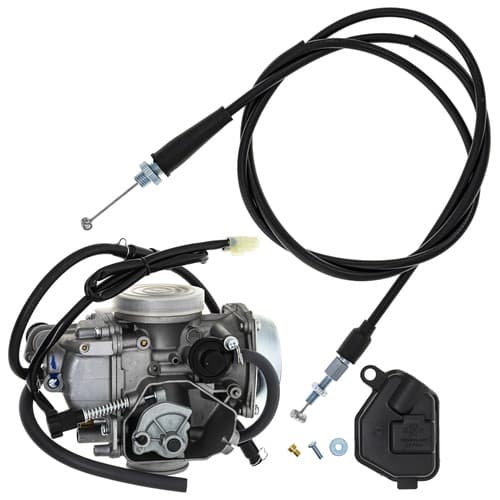 NICHE Carburetor Throttle Cable Kit for Honda foreman 450 16100-HN0-A02