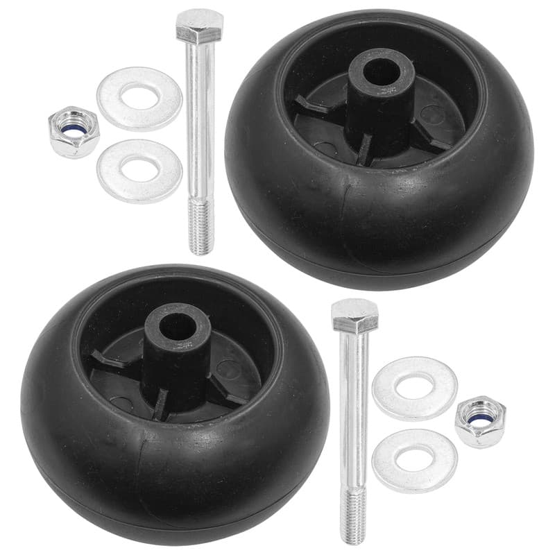 Deck Wheel Anti-Scalp Roller w/ Bolt for Hustler Fastrak Raptor Trimstar Super Z