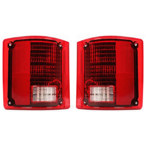For 1973-1987 Chevrolet Pickup Truck Pair (2) Sequential Tail Lights LED Brake