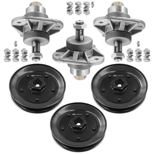 Caltric 759-3413 48" Deck Spindle & Pulley For Cub Cadet 2518-48