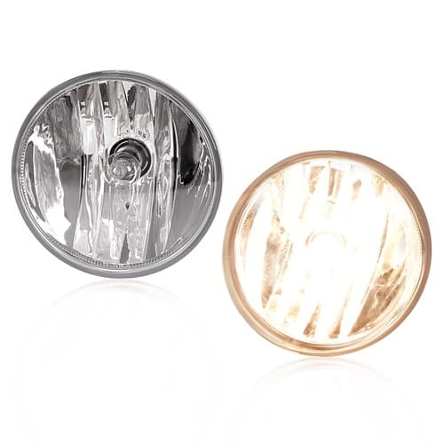 Left&Right Side Clear Fog Light Lamps W/Bulbs For Chevy Avalance Silverado 07-19