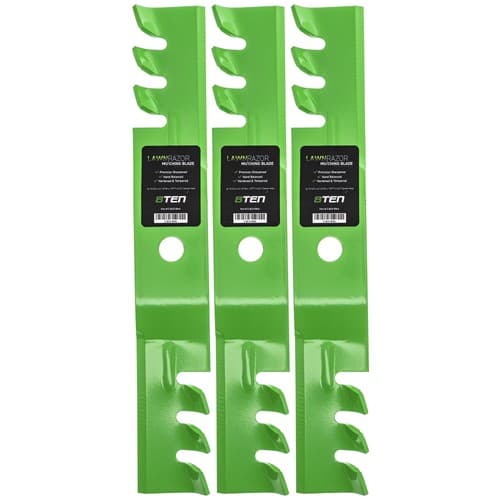 LawnRAZOR Toothed Mower Blade Set for Sabre 2148HV 1948 1842GV 2048HV 3-Pack