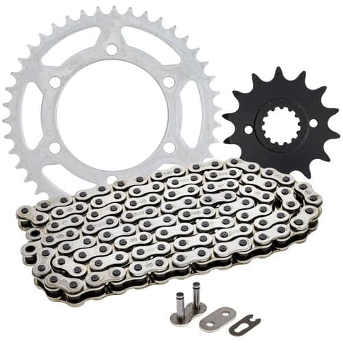 Sprocket Chain Set for Kawasaki GPZ250R 14/42 Tooth 520 Front Rear Kit Combo