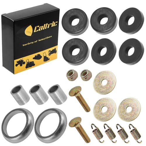 Black Exhaust Muffler Silencer Kit for Polaris Sportsman 500 4X4 HO 2001 - 2013
