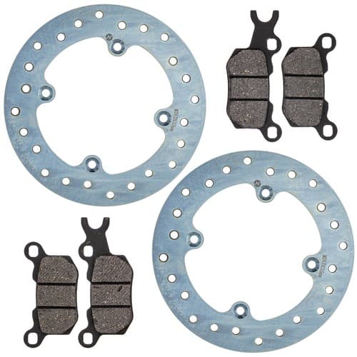 NICHE Rear Brake Pad Rotor Kit for Can-Am Defender HD10 HD7 705601511 715900381