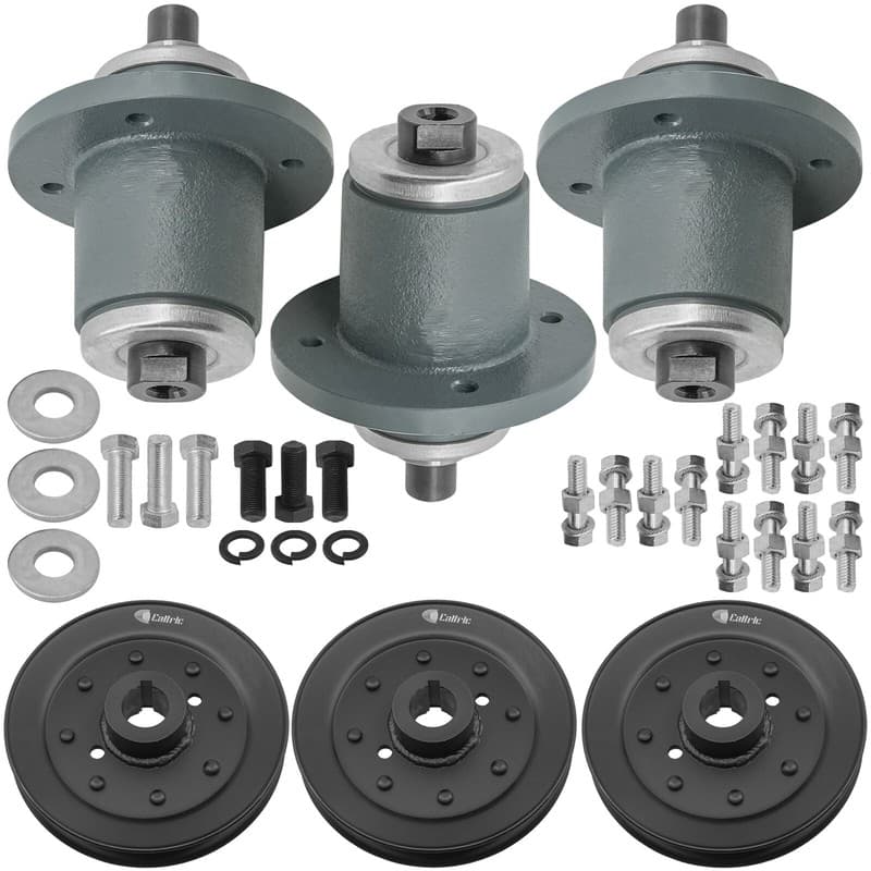 Deck Spindle & Pulley for Bad Boy Rebel 61" 2019-2023 / Rebel & Rebel X 61" 2024