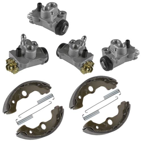 Front L/R Brake Cylinder & Shoe For Honda Rancher 350 TRX350TE TRX350TM 2000-03