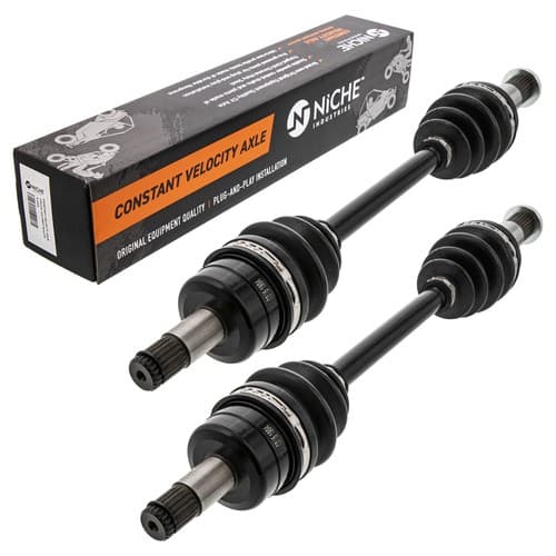 NICHE Front CV Axle Drive Shaft for Yamaha Grizzly 700 2BG-2518E-00-00 2 Pack
