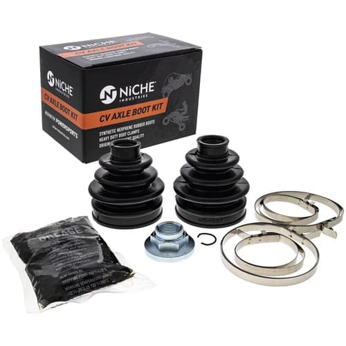 NICHE Front CV Axle Boot Kit for Yamaha Grizzly 660 5KM-2510H-10-00 ATV