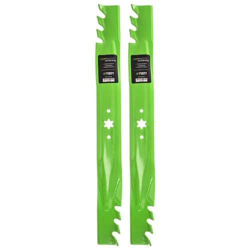 LawnRAZOR Toothed Blade for Troy-Bilt Horse XP 46 Mustang TB2246 TB46 2-Pack