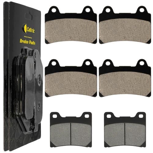 Front Rear Brake Pads for Yamaha FZR1000 FZR1 Genesis 1987 1988 Front Rear Pads