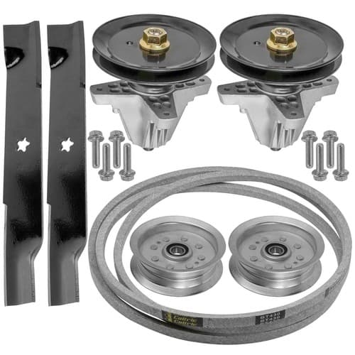 Spindle w/Pulley & Belt for Cub Cadet XT1-LT42 XT2-LX42 42" / 918-06976 75405021