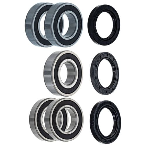 NICHE Wheel Bearing Seal Kit for BMW HP4 S1000R 6005-2RS 62/28-2RS 60/28-2RS