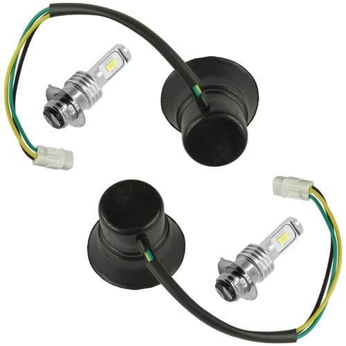 Caltric Headlight Socket And LED Bulb For Yamaha Banshee YFZ350 2003-2006