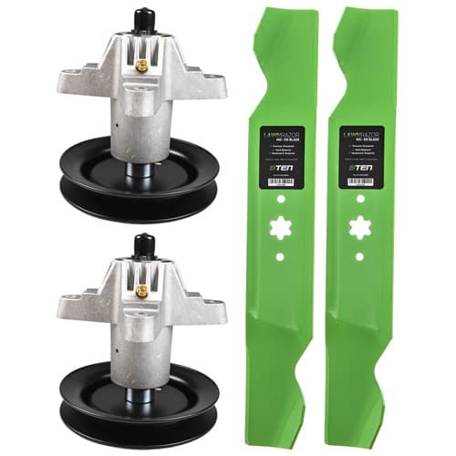 Deck Spindle & Mower Blade Kit for Yard-Machines 762F 760F