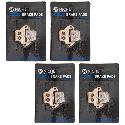 Brake Pad Set for Honda CRF250RX CRF2250X CRF450R CRF250F Rear Ceramic 4 Pack