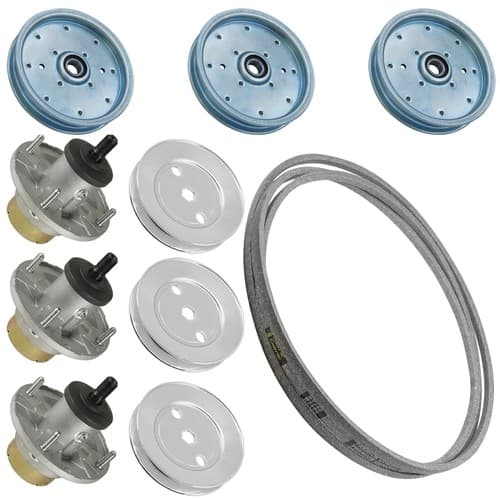 Deck Spindle w/ Pulley Belt for John Deere Z355R Z365R Z375R ZTrak 48" 54"