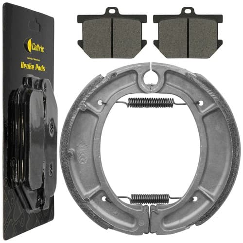 Front Brake Pads & Rear Brake Shoes for Yamaha Sr500 1980 1981