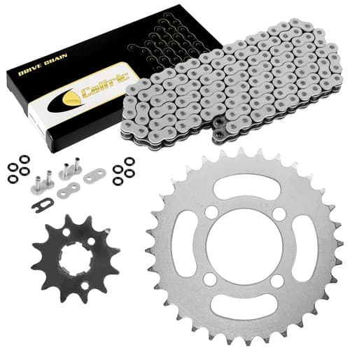 O-Ring Drive Chain & Sprockets Kit fits Yamaha Breeze 125 YFA1 1989-2004 White