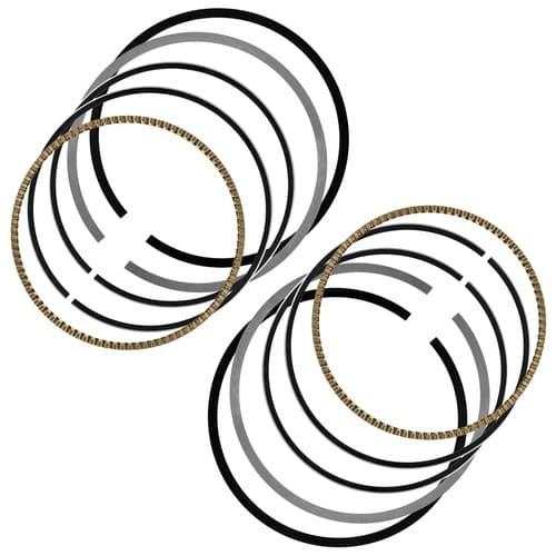 2x Piston Ring Set For Kawasaki Ninja 300 EX300 2013-2017 Motorcycle NEW