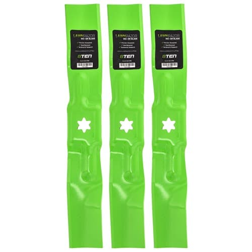 LawnRAZOR Deck Mulching Blade Set for Cub Cadet XT1-LT50 XT1-GT50 RZT-S50 3-Pack