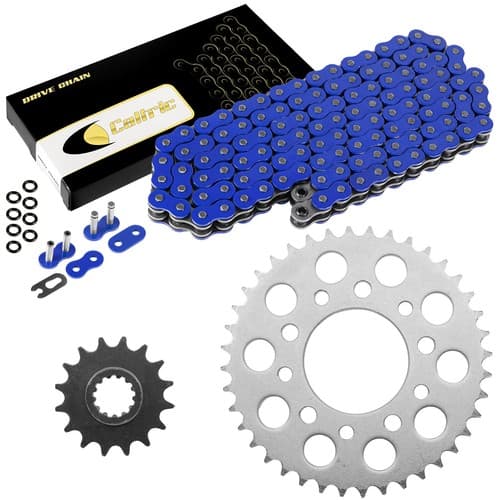 Blue O/Ring Drive Chain and Sprockets for Honda VF750C Magna 750 Rc43 1994-2004