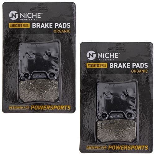 NICHE Brake Pad Set for Yamaha FZ1 5LV-W0046-50-00 Rear Organic 2 Pack