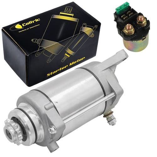 Starter & Solenoid Relay for Kawasaki EN500 Vulcan 500 1990 1991 1992 1993-1996