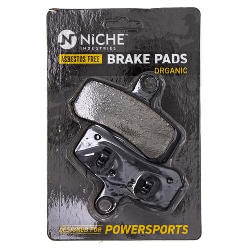NICHE Brake Pad Set for Harley-Davidson Dyna Softail Rocker Front Organic