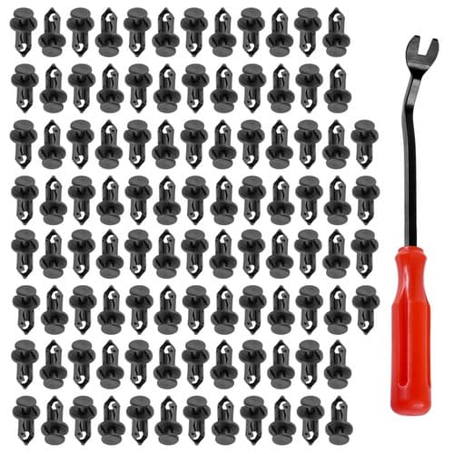 100 Fender Rivet Clips w/ Tool for Polaris RZR XP Turbo / RZR XP 4 Turbo 7661855