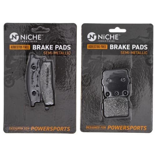 NICHE Brake Pad Set for Yamaha YZ80 YZ85 5PA-W0045-00-00 Semi-Metallic Complete