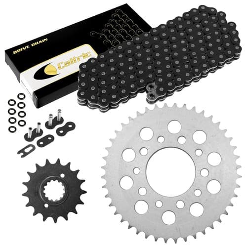 Black O-Ring Drive Chain & Sprockets Kit For Honda VF750F CB900 CB900F VF1000R