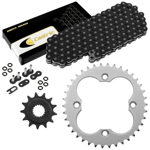 Black O-Ring Drive Chain & Sprockets Kit for Honda TRX450R TRX450ER 2006-2014